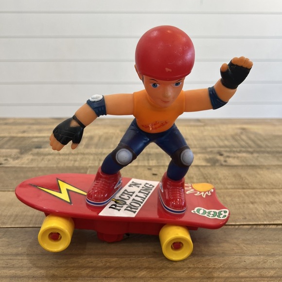 Chain Fong Other - Vintage Rock N Rolling 360 Stunt Skateboarder Stunts 1980's Rad Chain Fong